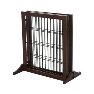 Ξύλινο Αναδιπλούμενο Προστατευτικό για Κατοικίδια 185 x 36 x 71 cm PawHut D06-080 - Image 3