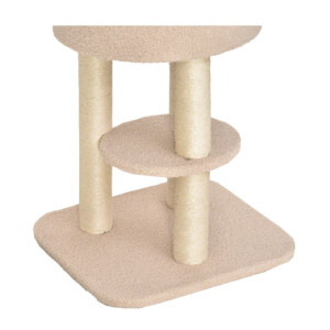 Δέντρο Γάτας - Ονυχοδρόμιο 45 x 40 x 148 cm Χρώματος Μπεζ PawHut D30-271BG - Image 3