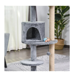 Δέντρο Γάτας - Ονυχοδρόμιο 48 x 48 x 104 cm PawHut D30-274GY - Image 3
