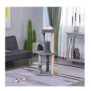 Δέντρο Γάτας - Ονυχοδρόμιο 48 x 48 x 104 cm PawHut D30-274GY - Image 4
