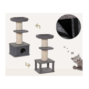 Δέντρο Γάτας - Ονυχοδρόμιο 40 x 45 x 96 cm PawHut D30-372 - Image 2