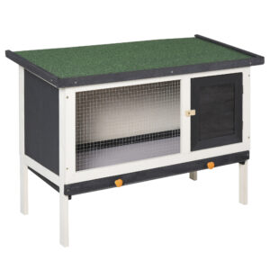 PawHut Outdoor Spruce Hutch με αφαιρούμενο δίσκο