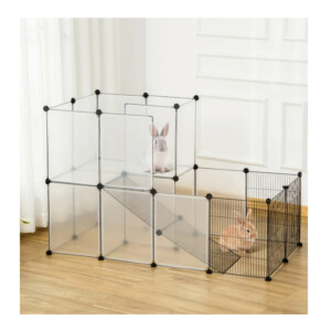 Πολυμορφικό Κλουβί - Πάρκο Κατοικίδιων 140 x 70 x 90 cm PawHut D51-259 - Image 5