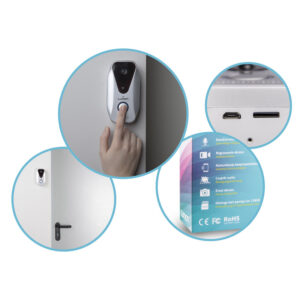 Ασύρματο Κουδούνι Πόρτας με Κάμερα ILUMEN DB-3 - Image 2