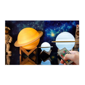 Επαναφορτιζόμενο Φωτιστικό Κρόνος 3D με Τηλεχειριστήριο GloBrite DB7334 - Image 4