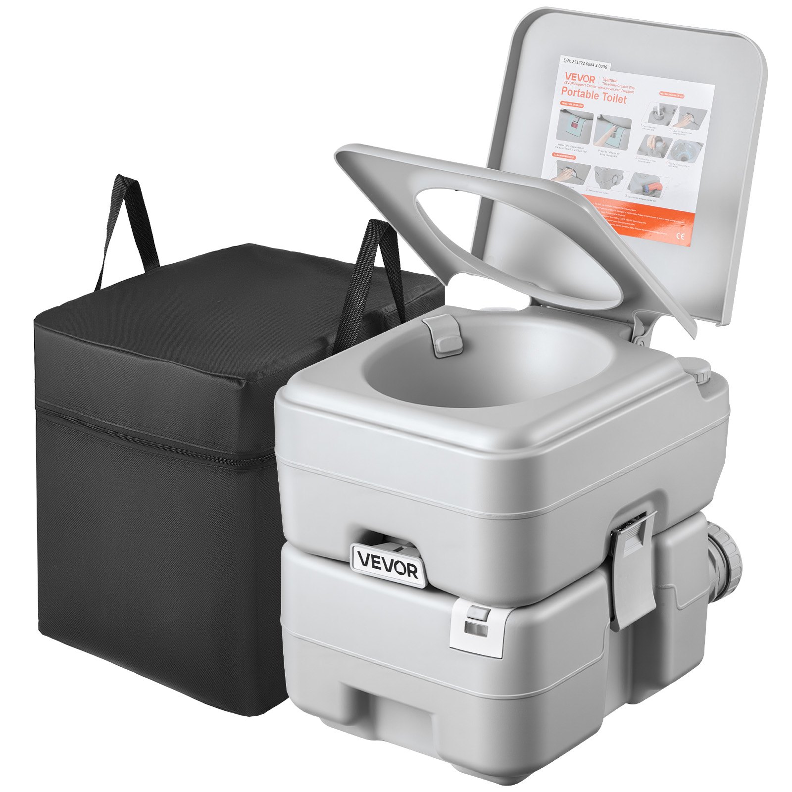 VEVOR Φορητή Τουαλέτα 20Λ VEVOR Φορητή Τουαλέτα 20Λ
