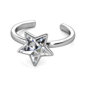 Δαχτυλίδι Ανοιχτό από Ορείχαλκο με Κρύσταλλα Swarovski® Elements Star MYC DR0042_C_56-58 - Image 2