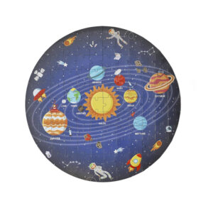Παιδικό Στρογγυλό Παζλ Ηλιακό Σύστημα 100 τμχ Jeux 2 Momes EA0035 - Image 2