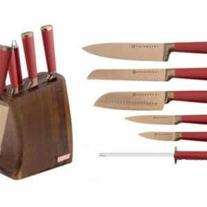 Edenberg Σύγχρονο Σετ Μαχαιριών με Βάση 7 Τεμαχίων EB-11029