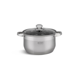 Σετ Μαγειρικών Σκευών από Ανοξείδωτο Ατσάλι με Γυάλινα Καπάκια 10 τμχ Edenberg EB-4019 - Image 2