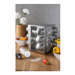 Σετ Δοχεία Μπαχαρικών με Περιστρεφόμενη Βάση 13 τμχ Edenberg EB-4026 - Image 4
