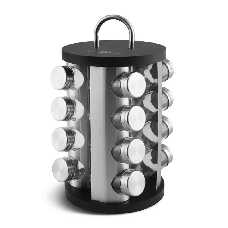 Σετ Δοχεία Μπαχαρικών με Περιστρεφόμενη Βάση 17 τμχ Χρώματος Μαύρο Edenberg EB-4027 Σετ Δοχεία Μπαχαρικών με Περιστρεφόμενη Βάση 17 τμχ Χρώματος Μαύρο Edenberg EB-4027