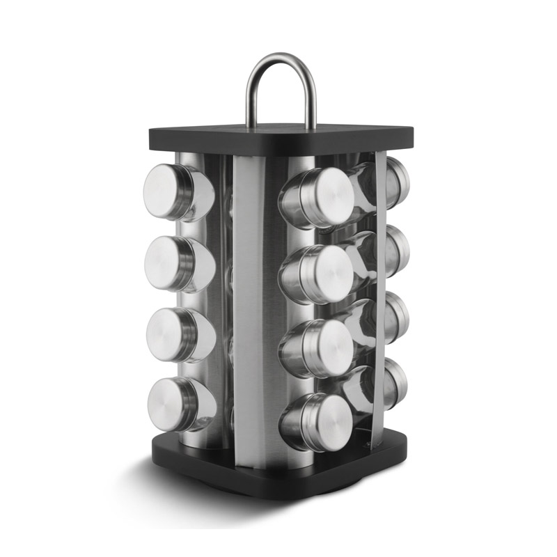 Σετ Δοχεία Μπαχαρικών με Περιστρεφόμενη Βάση 17 τμχ Χρώματος Μαύρο Edenberg EB-4029 Σετ Δοχεία Μπαχαρικών με Περιστρεφόμενη Βάση 17 τμχ Χρώματος Μαύρο Edenberg EB-4029