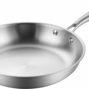 Edenberg Αντικολλητικό Τηγάνι 28 cm από Ανοξείδωτο Ατσάλι 430 Inox Serie EB-7665