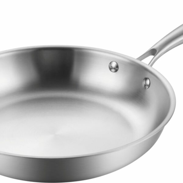 Edenberg Αντικολλητικό Τηγάνι 28 cm από Ανοξείδωτο Ατσάλι 430 Inox Serie EB-7665