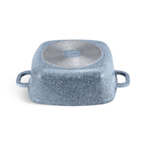 Αντικολλητική Τετράγωνη Κατσαρόλα 28 cm με Κεραμική-Γρανίτη Επίστρωση και Γυάλινο Καπάκι 6.5 Lt Edenberg EB-8003 - Image 3