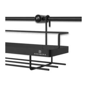 Σετ Μεταλλικά Ράφια Κουζίνας Χρώματος Μαύρο 16 τμχ Edenberg EB-8516 - Image 5