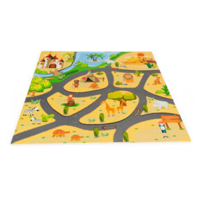 Αφρώδες Χαλί - Παζλ Δαπέδου Σαφάρι 93.5 x 93.5 x 1 cm 9 τμχ Ecotoys ECOEVA009 - Image 4