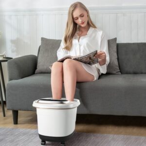 Ηλεκτρική Συσκευή Μασάζ Ποδιών  Χρώματος Καφέ COSTWAY EP24368DE-CF - Image 2