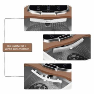 Ηλεκτρική Συσκευή Μασάζ Ποδιών  Χρώματος Καφέ COSTWAY EP24368DE-CF - Image 4