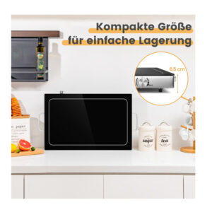 Ηλεκτρικός Θερμαινόμενος Δίσκος Σερβιρίσματος 300 W 64 x 36 x 6.5 cm Costway ES10259DE-DK - Image 5