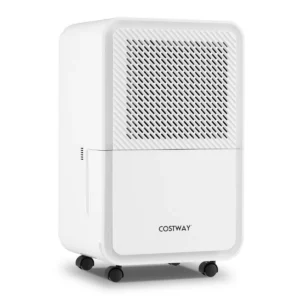 Αφυγραντήρας 15 L/ημέρα με 4 Λειτουργίες και Χρονοδιακόπτη 210 W 29 x 24 x 47 cm - Λευκό ES10428DE-WH Costway