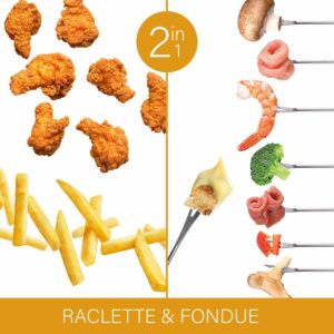 Συσκευή Fondue & Φριτέζα Λαδιού 1L 900W Λευκό/Γκρι FFR2916 Clatronic - Image 2