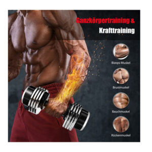 Ρυθμιζόμενος Αλτήρας 12.5 Kg με Βάση Costway FH10051EA - Image 2