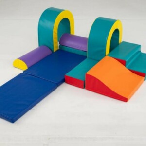 Costway Πράσινα Μαλακά Τουβλάκια Αναρρίχησης και Κύλισης