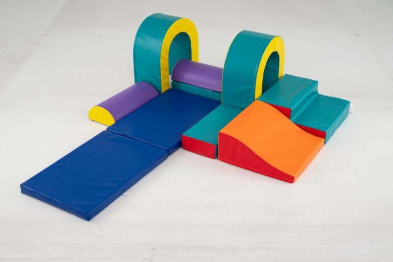 Costway Πράσινα Μαλακά Τουβλάκια Αναρρίχησης και Κύλισης