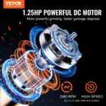 VEVOR  Απορριμματοφάγος 1.25 HP 4060RPM EZ Connect  GDLJCLQ125HPOJZFNV2 - Image 2
