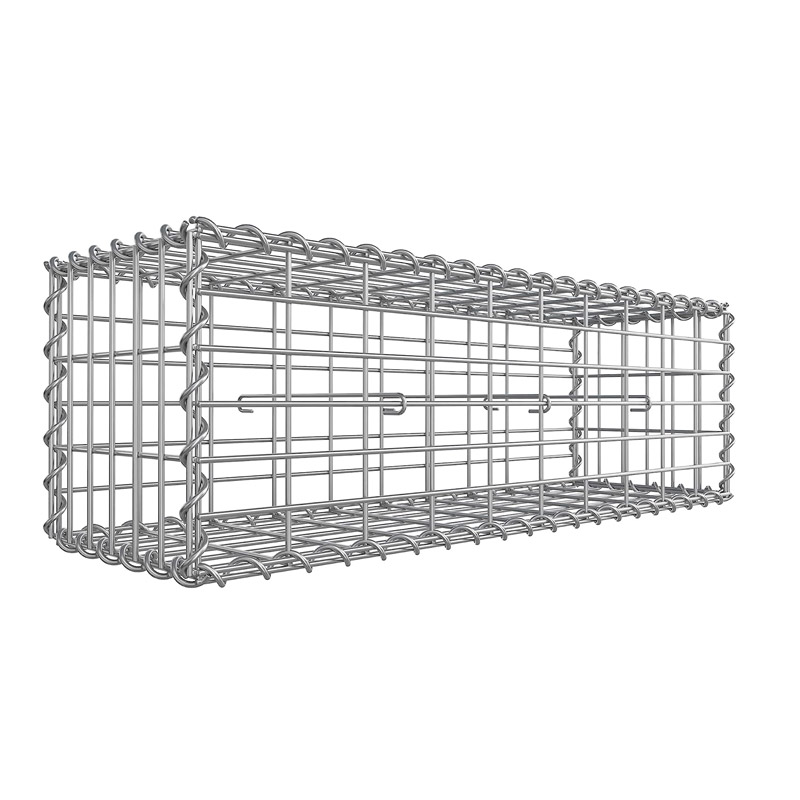 Ορθογώνιο Γαλβανιζέ Συρματοκιβώτιο για Περίφραξη Κήπου 100 x 30 x 30 cm Songmics GGB133 Ορθογώνιο Γαλβανιζέ Συρματοκιβώτιο για Περίφραξη Κήπου 100 x 30 x 30 cm Songmics GGB133