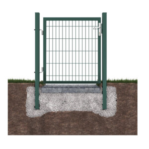 Μεταλλική Πόρτα Περίφραξης Κήπου 106 x 150 cm Songmics GGD250L - Image 3