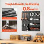 VEVOR Μεταλλικές Πάνελ Πήγασου 2 πάνελ 24" x 12" Οργανωτής Τοίχου για Εργαλεία Γκαράζ GJGBHSJS241219C35V0 - Image 3