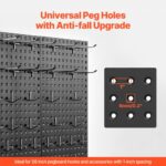 VEVOR Μεταλλικές Πάνελ Πήγασου 2 πάνελ 24" x 12" Οργανωτής Τοίχου για Εργαλεία Γκαράζ GJGBHSJS241219C35V0 - Image 5