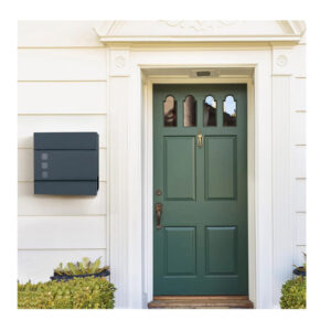 Γραμματοκιβώτιο από Ανοξείδωτο Ατσάλι 37 x 10.5 x 37 cm Χρώματος Γκρι Songmics GMB052G01 - Image 5