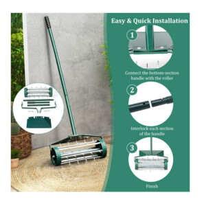 Εξαερωτήρας Γκαζόν Χειρός 46 x 23 x 127 cm Costway GT3425 - Image 3