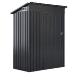 5 m³ με Πλαγιαστή Στέγη Σκούρο Γκρι GT4222GR