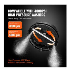 Καθαριστικό Μηχάνημα Επιφάνειας 4000 PSI 10.9 Lt/min VEVOR GYQXJBMQJQSLW34EMV0 - Image 5