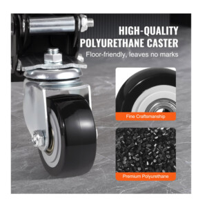 Σετ Περιστρεφόμενα Ροδάκια Βαρέως Τύπου για Έπιπλα 299.4 Kg 4 τμχ VEVOR GZTJLJAZ110LBWIEOV0 - Image 5