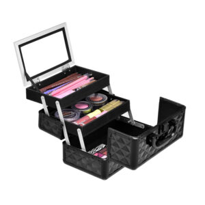 Βαλιτσάκι Μακιγιάζ 23 x 15 x 18 cm Costway HB85369SL - Image 5