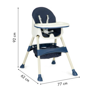 Παιδικό Κάθισμα Φαγητού 2 σε 1 Χρώματος Μπλε Ecotoys HC-823-Blue - Image 5