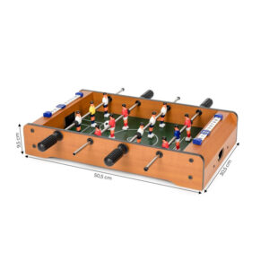Mini Ξύλινο Επιτραπέζιο Ποδοσφαιράκι με 4 Σειρές 30.5 x 50.5 x 9.5 cm ModernHome HC121402 - Image 2