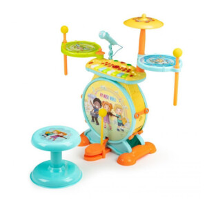 Σετ Παιδικά Ντραμς με Αρμόνιο και Μικρόφωνο Καραόκε Multistore HC490483 - Image 3