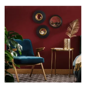 Σετ Κυρτοί Καθρέπτες Τοίχου με Πλαστικό Πλαίσιο 25.5 cm 3 τμχ Home Deco Factory HD0111 - Image 2