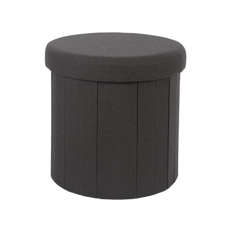 Πτυσσόμενο Σκαμπό με Αποθηκευτικό Χώρο 38 x 38 cm Χρώματος Μαύρο Home Deco Factory HD0197 Πτυσσόμενο Σκαμπό με Αποθηκευτικό Χώρο 38 x 38 cm Χρώματος Μαύρο Home Deco Factory HD0197