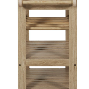 Ξύλινο Τρόλει Κουζίνας με 3 Ράφια και Συρτάρι 65 x 84.5 x 40 cm HD0312 Home Deco Factory - Image 4