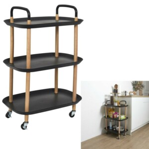 Τροχήλατο Ντουλάπι Αποθήκευσης Κουζίνας - Τρόλει 56 x 81 x 35