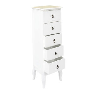 Ξύλινη Συρταριέρα με 5 Συρτάρια 34 x 30 x 100 cm Home Deco Factory HD68221 - Image 2