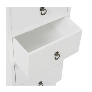 Ξύλινη Συρταριέρα με 5 Συρτάρια 34 x 30 x 100 cm Home Deco Factory HD68221 - Image 4